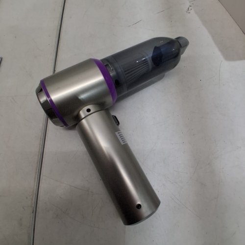 14PC WIRELUME BRUSHLESS MOTOR HANDHELD CAR VACUUM CLEANER - PURPLE / SILVER (MODEL: ST-6653PLUS) image 4