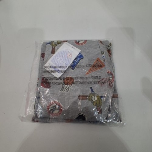 2PC GEORGE SPORTS PRINT PAJAMA SET - SMALL (6) - GREY MULTICOLOR (STYYLE: GRF60401B) image 2