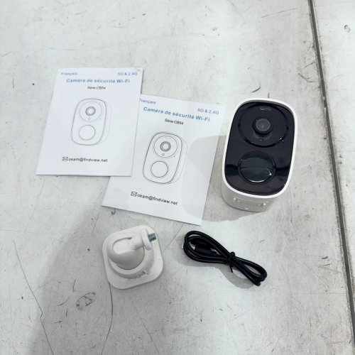 HITELLARCAM 2K WIRELESS WATERPROOF DUAL-BAND WI-FI SECURITY CAMERAS - WITH 2-WAY TALK AND AI MOTION DETECTION SPOTLIGHT - WHITE - (MODEL: CB54W) image 3