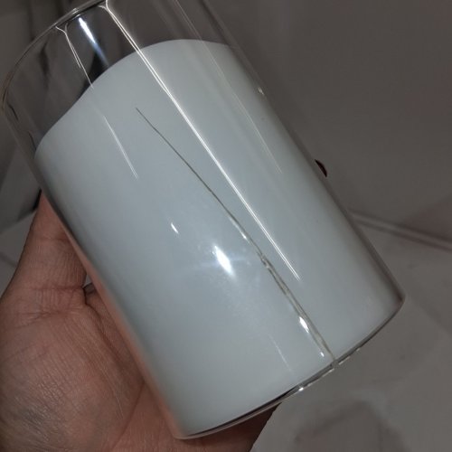 3PC GLASS FLAMELESS FLICKERING LED PILLAR CANDLES - CLEAR image 4