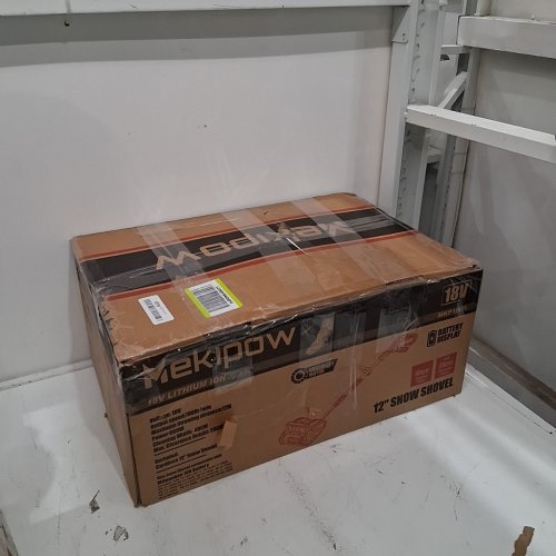 MEKIPOW CORDLESS ELECTRIC SNOW SHOVEL FOR MILWAUKEE 18V BATTERY - *TOOL ONLY* - 12" - RED/BLACK - (MODEL: MKP1005) image 4