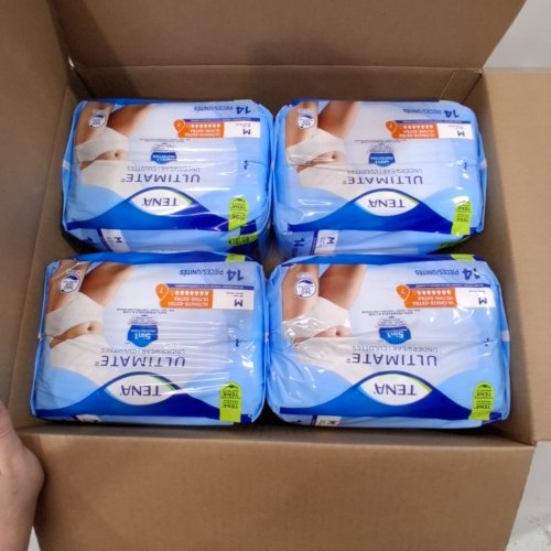 56PK TENA ULTIMATE PROTECTIVE INCONTINENCE UNDERWEAR WITH ULTIMATE ABSORBENCY - MEDIUM - (MODEL: 072219) image 2
