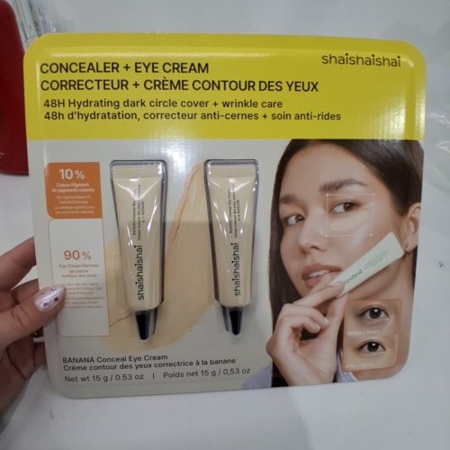 2PK SHAISHAISHAI BANANA CONCEALER + EYE CREAM - 15G/EACH image 2