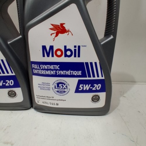 MOBIL FULL SYNTHETIC MOTOR OIL -5W-20 - 5 QT image 4