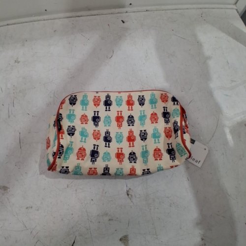 KEEP LEAF TOILETRY BAG - 9" X 11" - MULTICOLOURED/ROBOT image 3