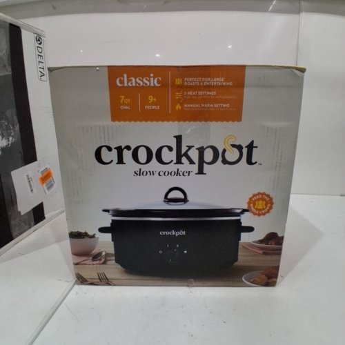 CROCK-POT SLOW COOKER CLASIC - 7QT- BLACK ( MODEL- SCV700-B-033-BR) image 5
