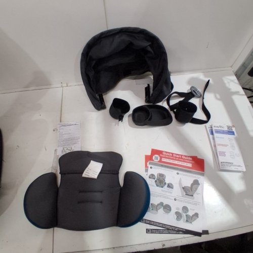 EVENFLO ALL4STAGES SLIM 4-IN-1 COVERTABLE CAR SEAT - BARKER GRAY (MODEL: CS400112525C) image 4