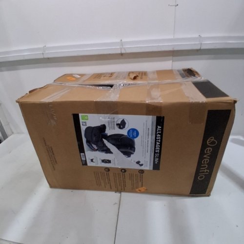 EVENFLO ALL4STAGES SLIM 4-IN-1 COVERTABLE CAR SEAT - BARKER GRAY (MODEL: CS400112525C) image 9
