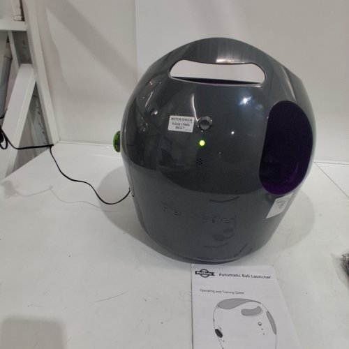 PETSAFE AUTOMATIC BALL LAUNCHER - 9 DISTANCE SETTINGS (8 - 30FT) & 6 ANGLE SETTINGS - GREY/PURPLE (MODEL: ZTY00-15968) image 5