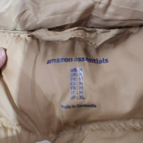 WOMENS AMAZON ESSENTIALS LIGHTWEIGHT LONG-SLEEVE PUFFER JACKET - MEDIUM - BROWN (MODEL: W-S17AE10007) image 4