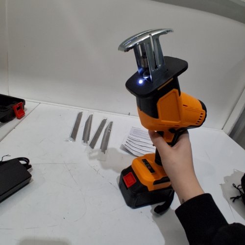 HXIDDANG BRUSHLESS MOTOR ELECTRIC MEAT AND BONE SAW - 950W - YELLOW image 2