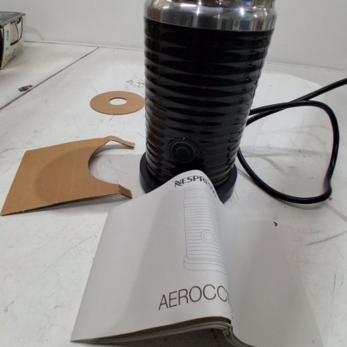 NESPRESSO AEROCCINO 3 ELECTRIC HOT & COLD MILK FROTHER - BLACK (MODEL: 3694) image 2
