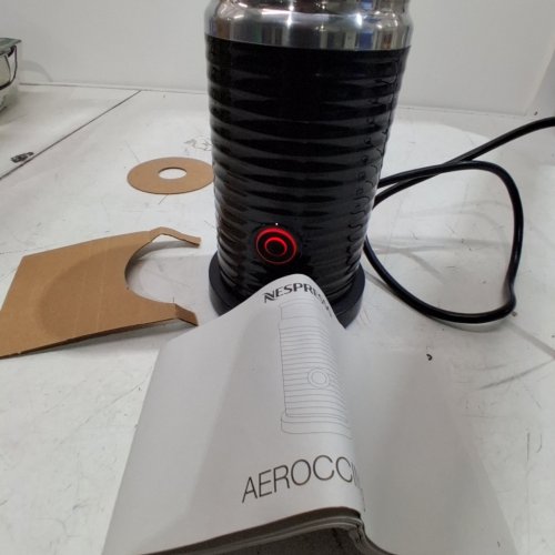 NESPRESSO AEROCCINO 3 ELECTRIC HOT & COLD MILK FROTHER - BLACK (MODEL: 3694) image 3