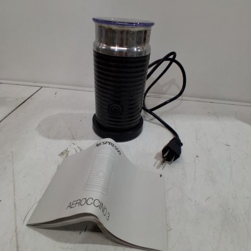 NESPRESSO AEROCCINO 3 ELECTRIC HOT & COLD MILK FROTHER - BLACK (MODEL: 3694) image 4