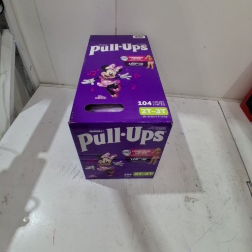 104PK PULLUPS GIRLS MINI MOUSE DIAPERS - SIZE 2T-3T - MULTICOLOURED (MODEL : 00036000540895) image 2