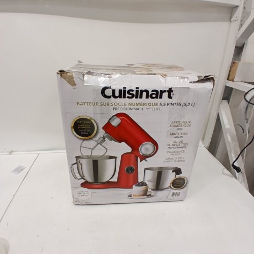 CUISINART PRECISION MASTER TILT-HEAD STAND MIXER - 5.5QT. BOWL - RED (MODEL#:CSM-D175-RPCC) image 5
