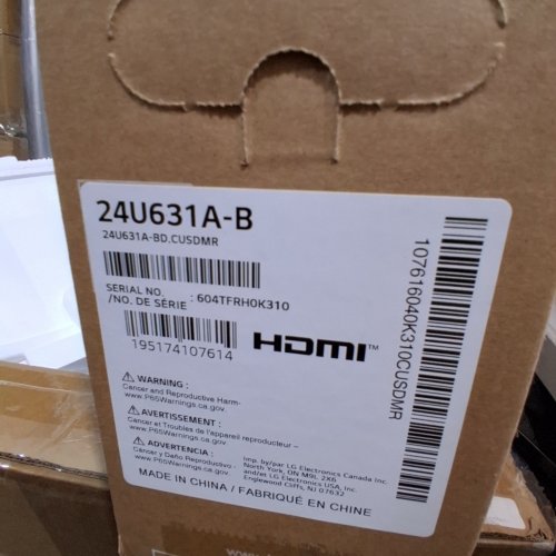 LG QHD IPS 100HZ MONITOR - 24" - BLACK (MODEL:24U631A-B) image 3