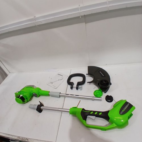 GREENWORKS LITHIUM ION 40V CORDLESS STRING LAWN TRIMMER *TOOL ONLY* - 13" PATH - GREEN (MODEL: STF305) image 2