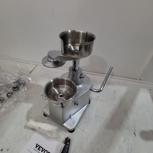 VEVOR HAMBURGER PATTY MACHINE - SILVER (MODEL: JKH100130150) image 5