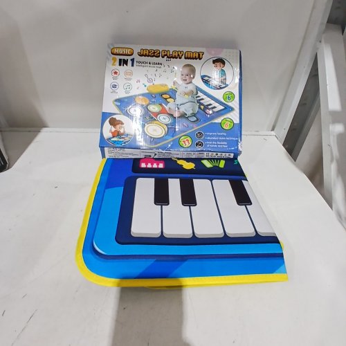 DQMOON 2-IN-1 EDUCATIONAL MUSICAL JAZZ BABY PLAY MAT - BLUE image 2