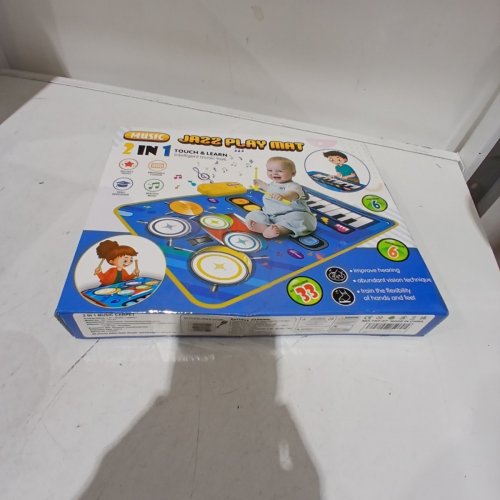 DQMOON 2-IN-1 EDUCATIONAL MUSICAL JAZZ BABY PLAY MAT - BLUE image 3