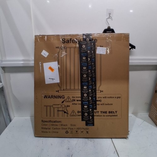 SAFET FIRST EXTRA WIDE PRESSURE MOUNT WALK THROUGH, SWING AUTO CLOSE SAFETY BABY GATE - 43.31" X 48.03" - BLACK (MODEL: W046) image 5