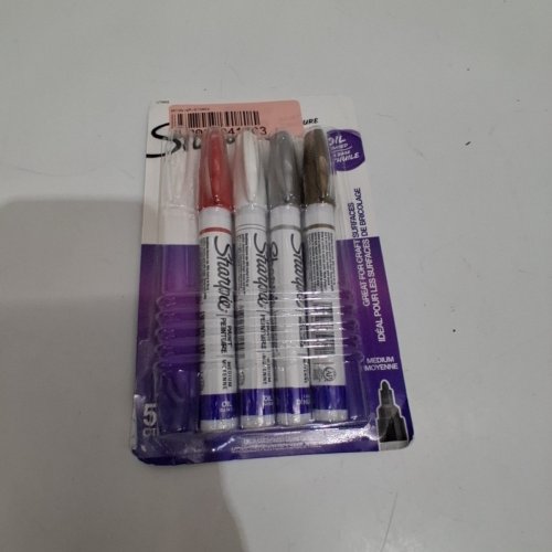 4PK SHARPIE OIL-BASED PAINT MARKERS - MEDIUM TIP - ASSORTED COLOURS image 2