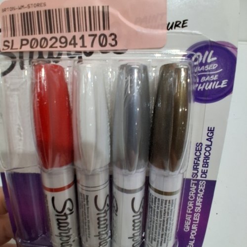 4PK SHARPIE OIL-BASED PAINT MARKERS - MEDIUM TIP - ASSORTED COLOURS image 3