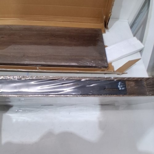 2PK FLOATING SHELF WITH HIDDEN BRACKET AND TEXTURED LIVE EDGE - 36" - DARK BROWN image 4