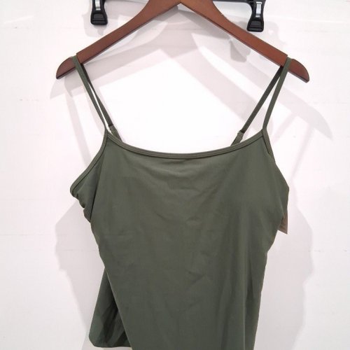 WOMEN'S GEORGE TANKINI SWIM TOP - EXTRA LARGE - OLIVE image 2