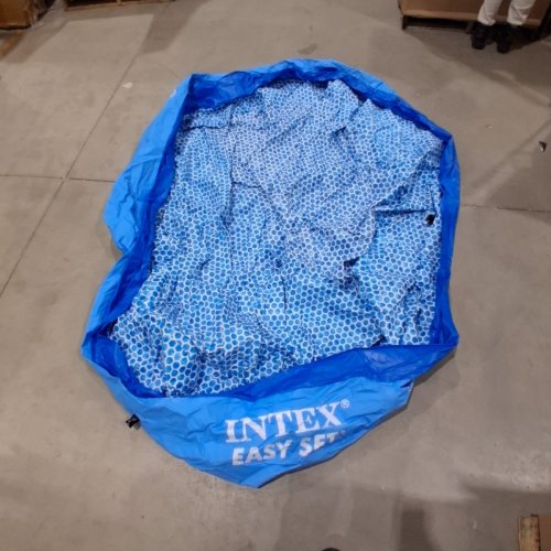 INTEX EASY SET INFLATABLE SWIMMING POOL PUNCTURE RESISTANT MATERIAL QUICK INFLATION WITH FILTER PARTS ONLY NO FILTER PUMP INCLUDED – 513 GALLONS – 8FT X 2FT (MODEL: 28106EH) image 2