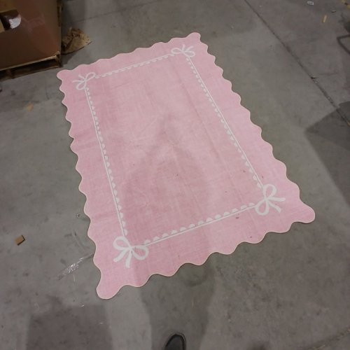 GARVEE SCALLOPED BOW RUG - 6.83FT X 5FT - PINK image 3