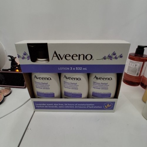 3PK AVEENO SKIN RELIEF LAVENDER LOTION - 532ML/EACH image 2