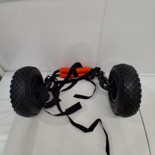 PELICAN UNIVERSAL CANOE/KAYAK/STAND UP PADDLE BOARD FOLDABLE CART - BLACK/ORANGE image 2