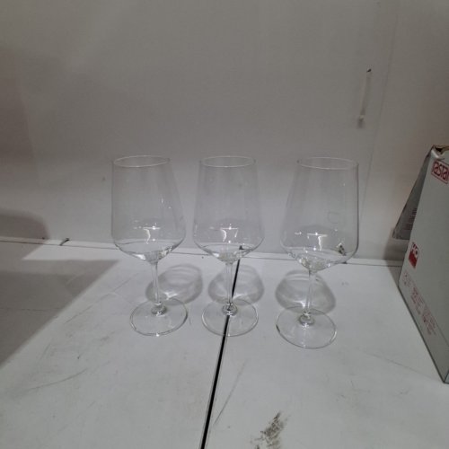 3PK RASTAL RED WINE GLASSES MADE WITH HIGH QUALITY GLASS - 16.75 OZ - CLEAR (MODEL: HARMONY 53) image 2