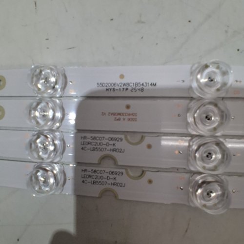 4PC PANMILED TV LED BACKLIGHT STRIPS - WHITE image 4
