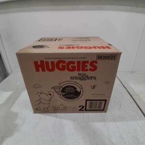 186PK HUGGIES LITTLE SNUGGLERS - SIZE 2 - 12LB TO 18LB - DISNEY WINNIE THE POOH image 2