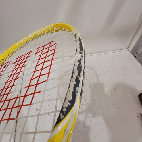 WILSON FEDERER 2 JUNIOR TENNIS RACKET - 21" / 3.5" GRIP - YELLOW image 4