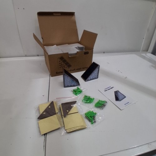 24PK NIORSUN SOLAR SECURITY STEP LIGHTS - WARM WHITE 3000K - BROWN image 3