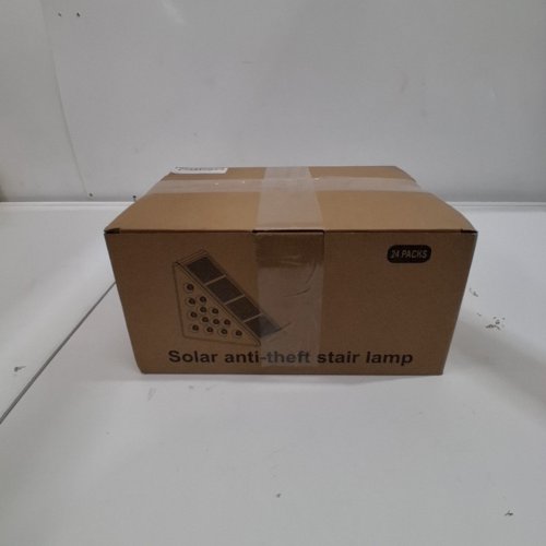 24PK NIORSUN SOLAR SECURITY STEP LIGHTS - WARM WHITE 3000K - BROWN image 4