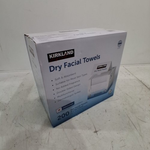200PK KIRKLAND SIGNATURE DAILY DRY FACIAL TOWELS (MODEL: 1940909) image 2