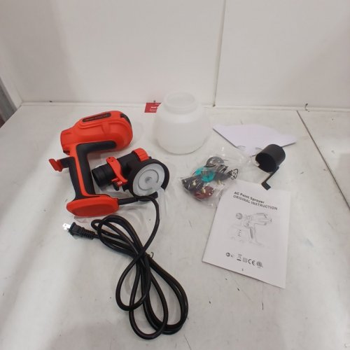 HOYOA CORDED AC PAINT SPRAYER GUN - 1200 ML - RED/BLACK (MODEL: NT11001) image 4