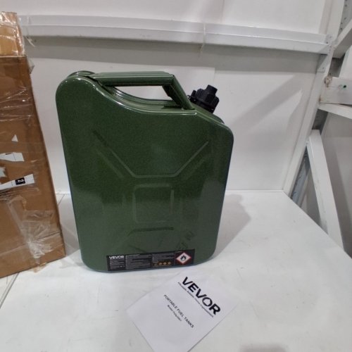 HEAT RESISTANT RUSTPROOF STEEL FUEL JERRY CAN WITH FLEXIBLE SPOUT - 20L - GREEN (MODEL-YOILP3001-20L) image 2