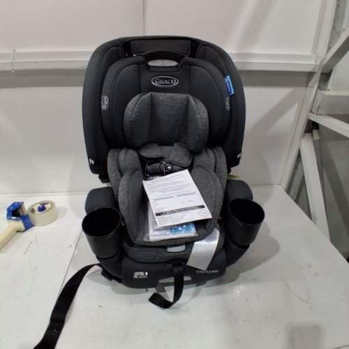 GRACO 4EVER DLX GRAD 5-IN-1 CAR SEAT - 120LB MAX - HARRISON FASHION BLACK/GREY (MODEL: 2217079) image 3