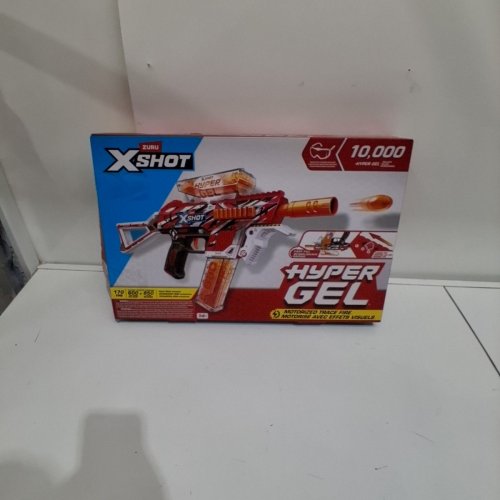 ZURU XSHOT HYPER GEL TRACE FIRE BLASTER, SEMI AND FULLY AUTOMATIC GEL BLASTER & 10,000 GELLETS, 600 CAPACITY HOPPER & 850 CAPACITY MAG image 4