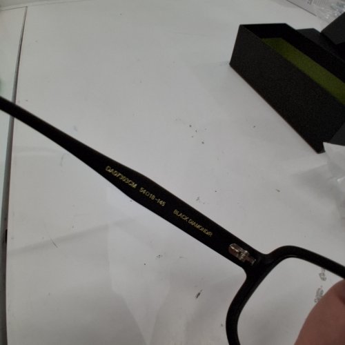 ADULTS DANSHARI BLACK DIAMOND EYEGLASSES FRAMES WITH DEMO LENS- BLACK FRAME (MODEL: SHP018-145) image 2