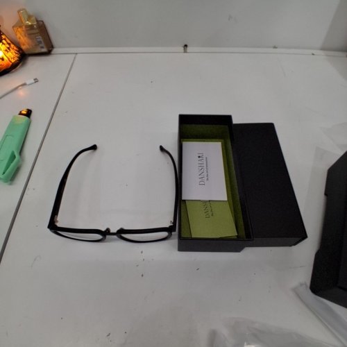 ADULTS DANSHARI BLACK DIAMOND EYEGLASSES FRAMES WITH DEMO LENS- BLACK FRAME (MODEL: SHP018-145) image 4