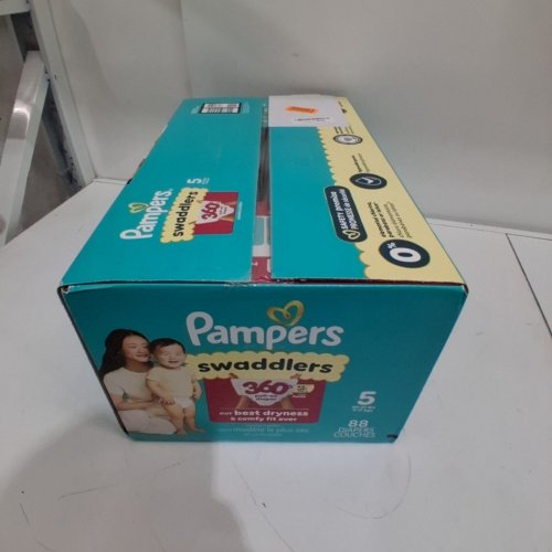 88PK PAMPERS SWADDLERS 100% LEAKPROOF 360 PULL-ON DISPOSABLE DIAPERS - SIZE 5 image 3