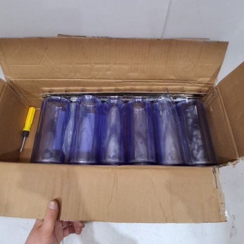6PC VEVOR PLASTIC CURTAIN STRIPS AND MOUNTING HARDWARE FOR WAREHOUSE DOORS - 82.6 X 6'' EACH STRIP - CLEAR (MODEL: RCV0) image 2