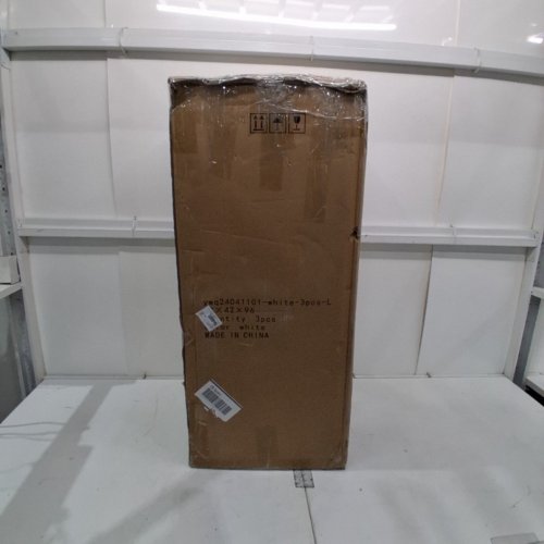 3PC METAL DECOR PLINTH WEDDING PROPS - 35.4" X 13.7" X 13.7" - 29.7" X 12.5" X 12.5" - 25.5" X 11.8" X 11.8" - WHITE image 10